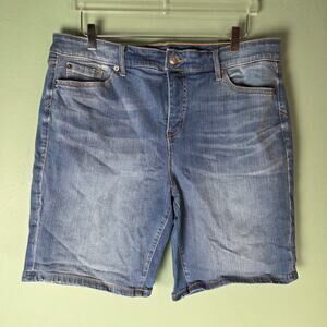 Torrid Womens 16 Perfect High Rise Bermuda Vintage Stretch Shorts Summer Spring